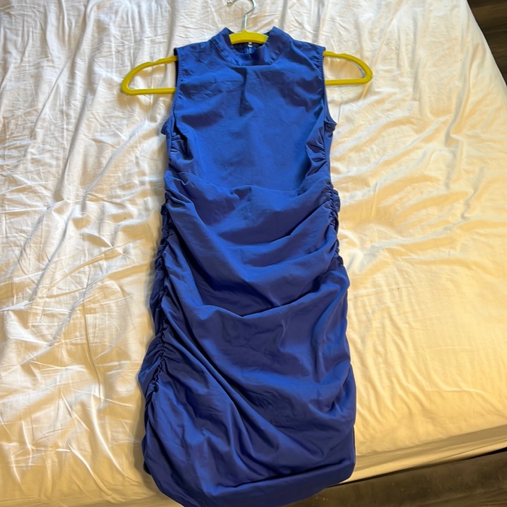 Bluish purple dress from zara